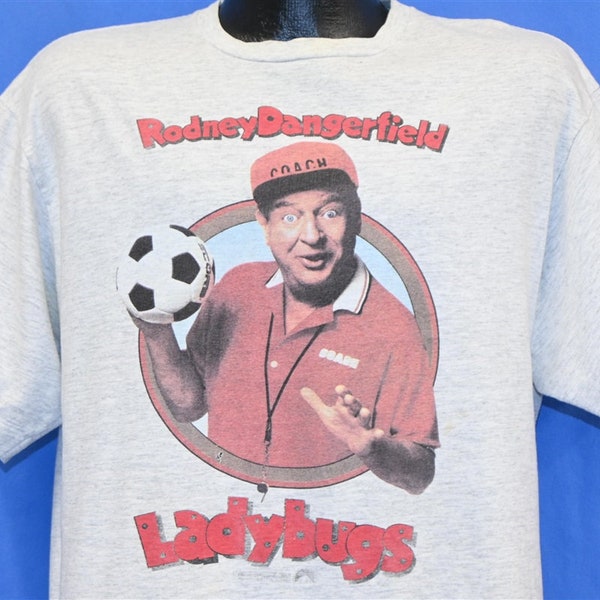 90s Rodney Dangerfield Ladybugs Comedy Film Soccer Movie Comedian t-shirt Large