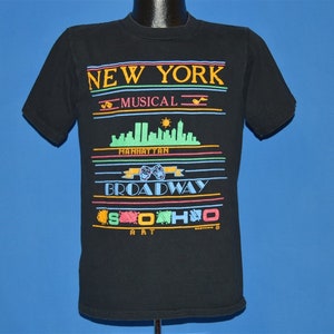 90s New York Musical Broadway Tourist t-shirt Medium image 2