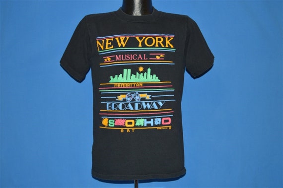 90s New York Musical Broadway Tourist t-shirt Med… - image 2