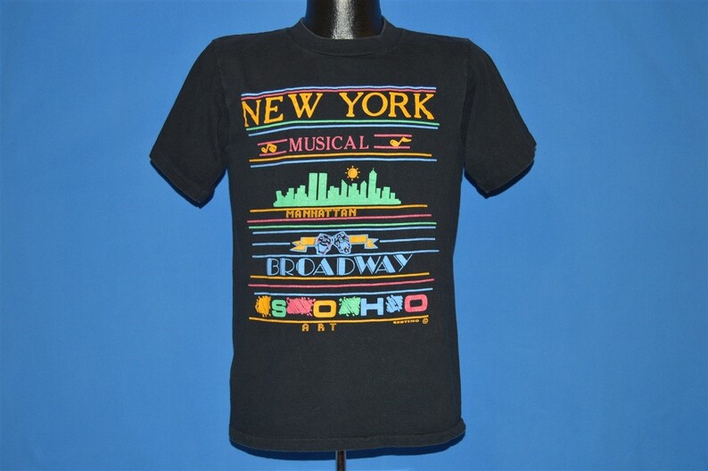 90s New York Musical Broadway Tourist t-shirt Medium image 2