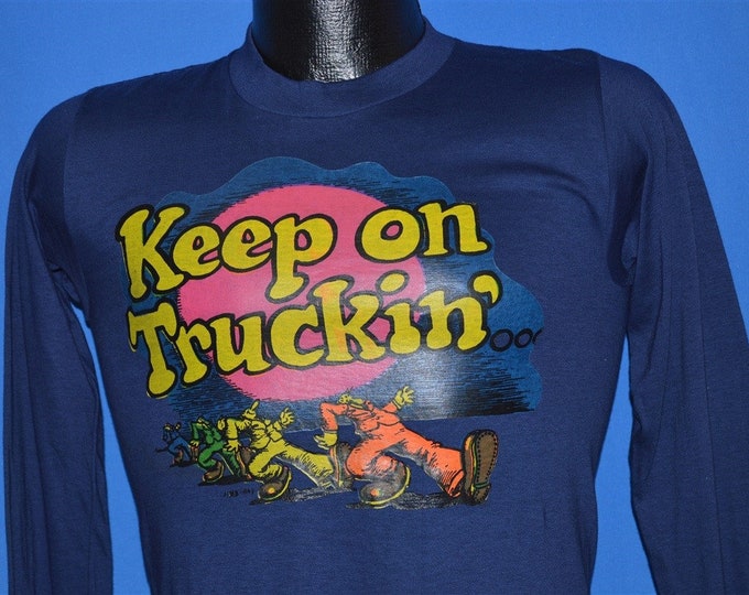 70s Keep on Truckin Iron on T-shirt Small - Etsy