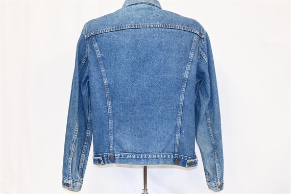 80s Levi's Type 3 Light Wash Denim Trucker Red Ta… - image 3