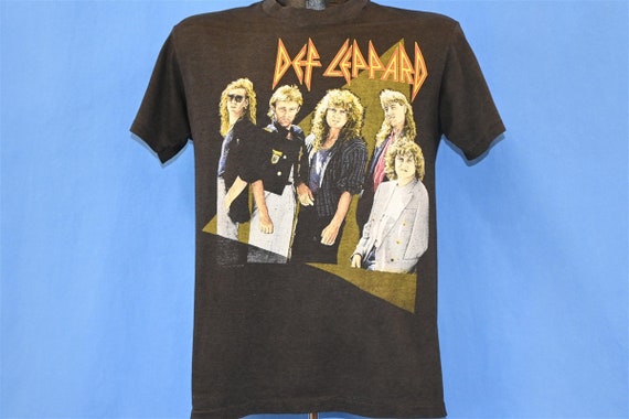 80s Def Leppard Hysteria Album Hard Rock Band t-s… - image 2