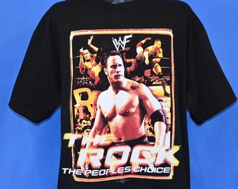 90s WWF The Rock Wresting WWE Peoples Choice t-shirt Extra Large