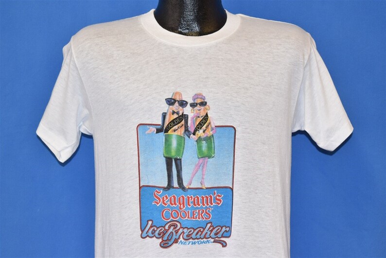 80s Seagram's Wine Coolers Ice Breakers Network White Etsy