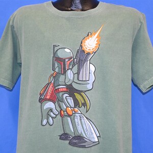 Y2K Star Wars Boba Fett Bounty Hunter Empire Strikes Back Movie t-shirt Small