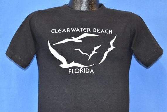 80s Clearwater Beach Florida Tourist t-shirt Small - image 1