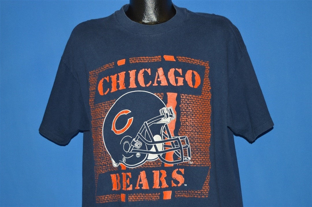 90s Chicago Bears Football T-shirt Extra Large - Etsy