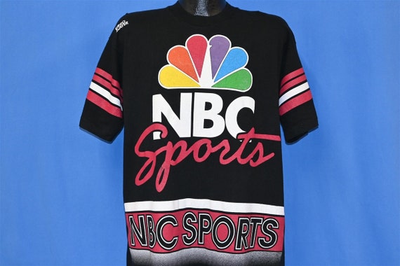 90s NBC Sports TV Promo Logo Jersey t-shirt Extra… - image 2