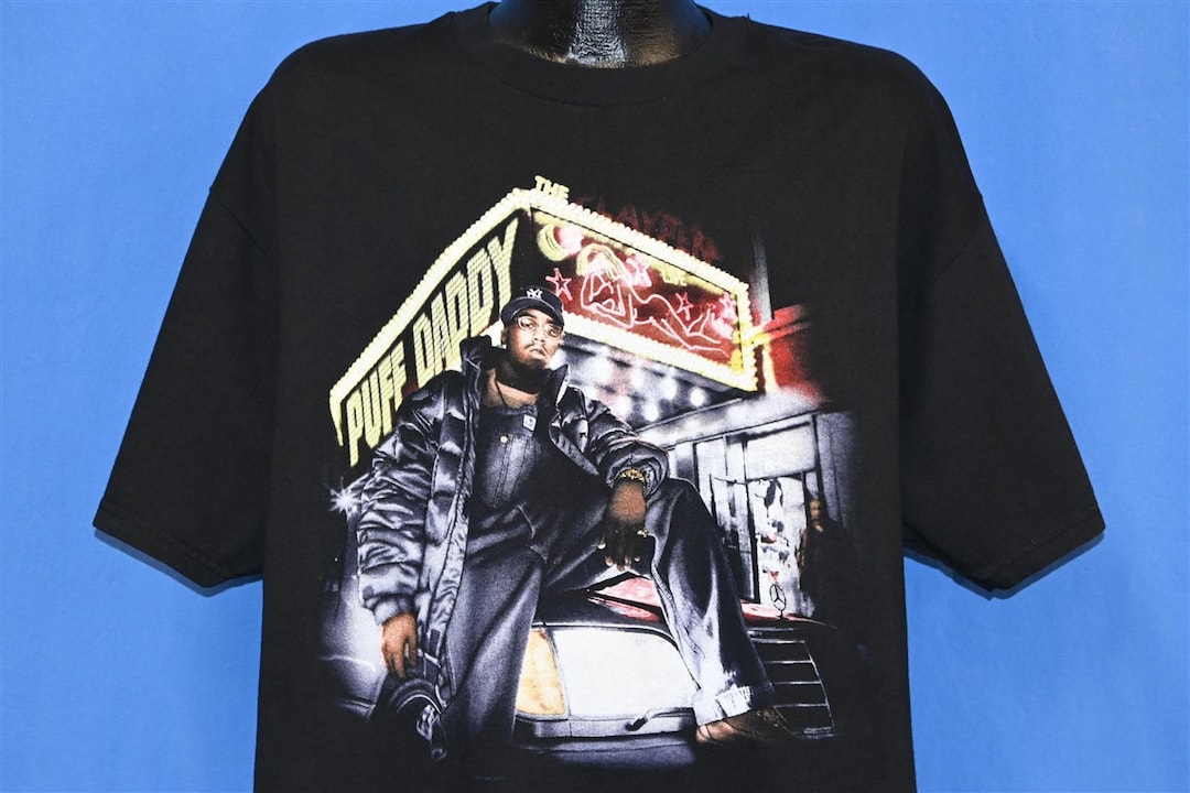 90s Puff Daddy the Playpen Hip Hop P Diddy Rap Tees T-shirt 90s Puff Daddy the Playpen Hip Hop P Diddy Rap Tees T-shirt