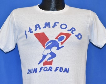 60s Stamford Run for Fun YMCA t-shirt Small