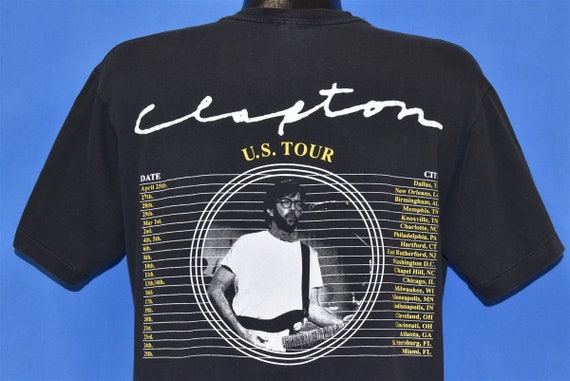 90s Eric Clapton 1992 US Tour Poster Rock Winterl… - image 3