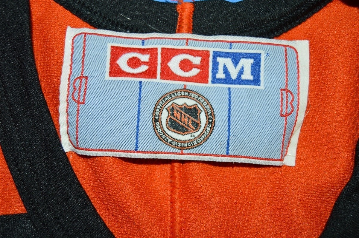 VINTAGE 90’s Majestic Philadelphia Flyers NHL Mesh Practice Jersey Shirt  Mens S 