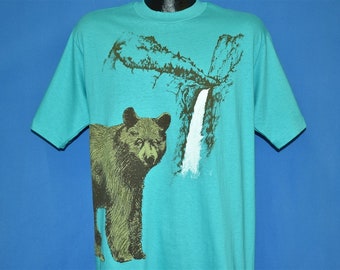 80s Yosemite Falls National Park Grizzly Bear t-shirt Large