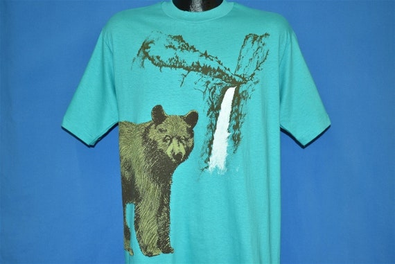 80s Yosemite Falls National Park Grizzly Bear t-sh