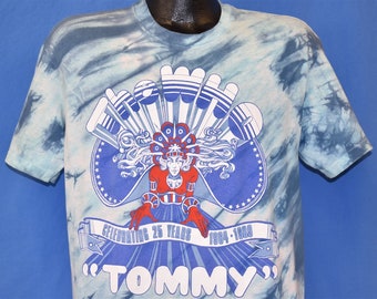 80s The Who Tommy Celebrating 25 Years Tie Dye Rock t-shirt Large