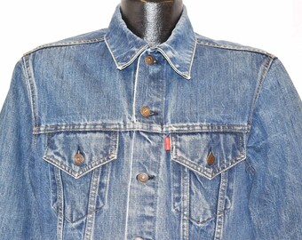 70s Levis Trucker Type 3 70505 Denim Jacket Small Vintage