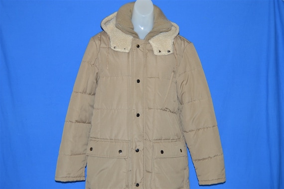 80s Sear's Women's Sherpa Parka Winter Jacket Smal