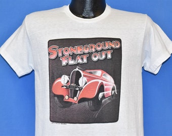 70s Stoneground Flat Out Blues Rock Album Cover Band t-shirt Medium