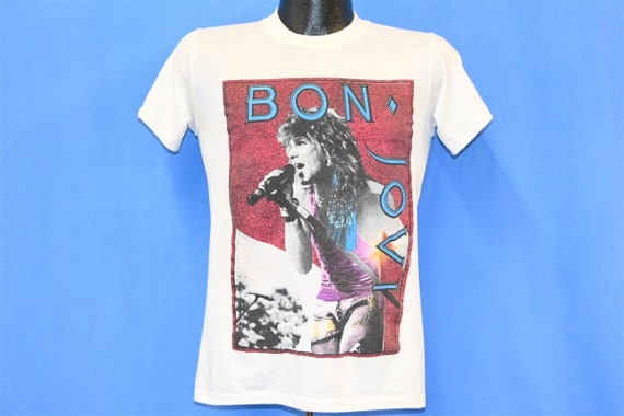 80s Bon Jovi 7800 Degrees Fahrenheit Tour 1985 Co… - image 2