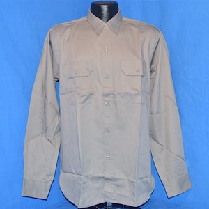 50s Dee Cee Gray Deadstock Work Shirt Large image 2