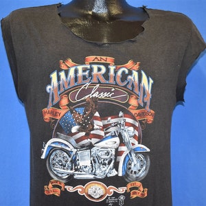 3D Emblem Harley Davidson Rocky&#39;s Motorcycle Supply t-shirt Small