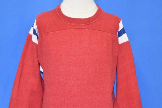 70s Blank Red Striped Blue White Mason Jersey t-sh