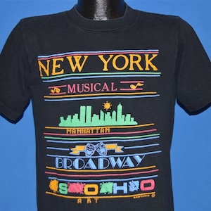 90s New York Musical Broadway Tourist t-shirt Medium image 1