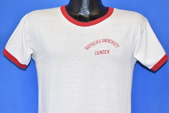 70s Rutgers University Camden Champion Ringer t-sh