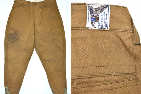 40s Blue Bill Duck Hunting Pants Size 32