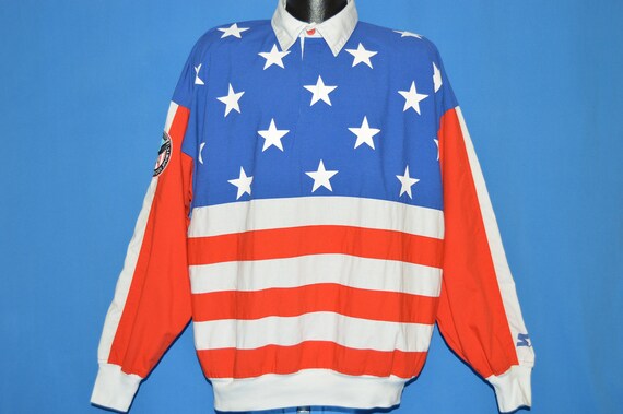 90 s starter American Flag All Over chemise pour homme Large Extra Large homme 794b3d 90 s starter American Flag All Over chemise pour homme Large Extra Large homme 794b3d