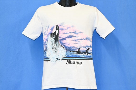 80s Shamu SeaWorld Orca Killer Whale Ocean Sunset… - image 2