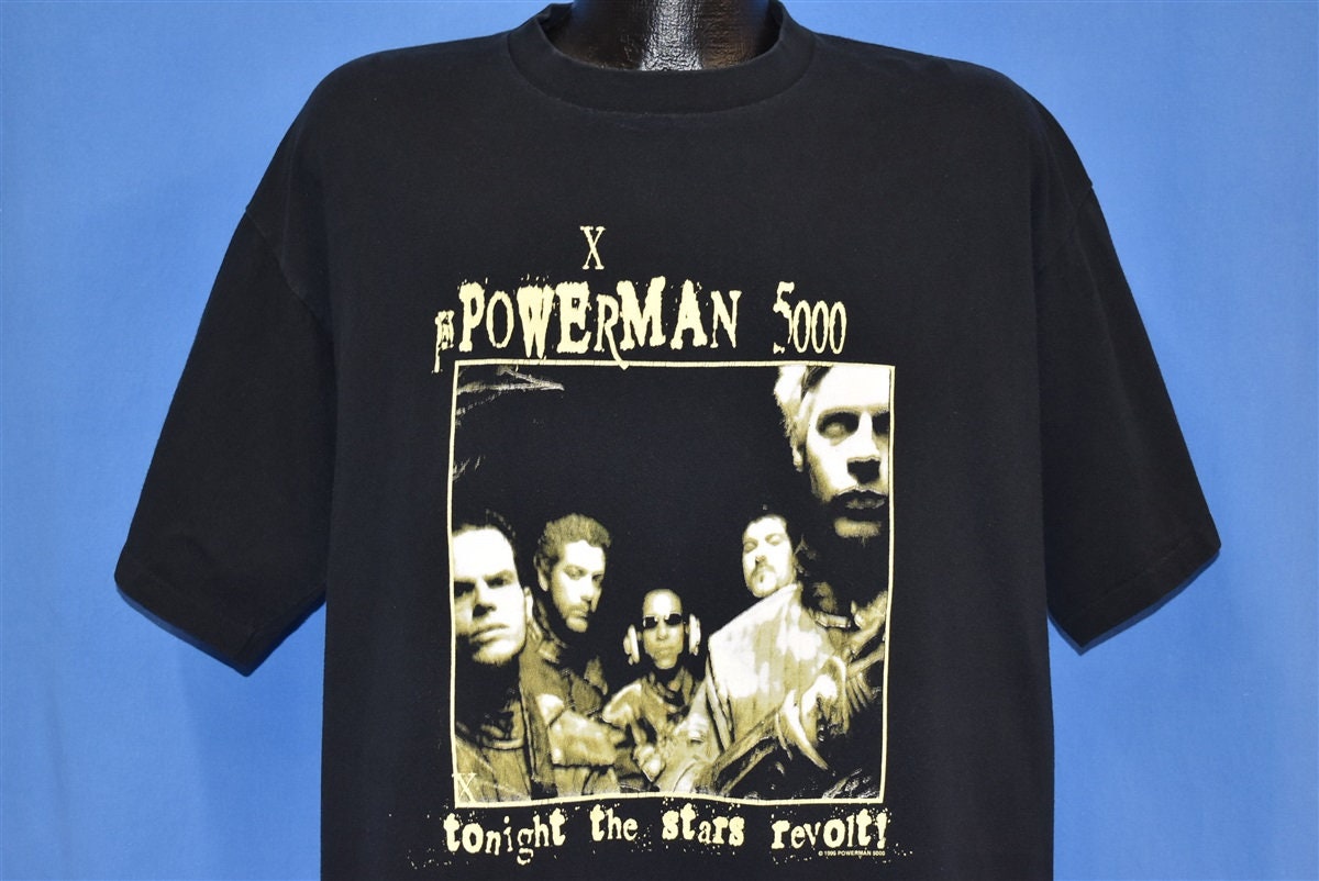 90s Powerman 5000 Tonight the Stars Revolt Metal Rock Band T