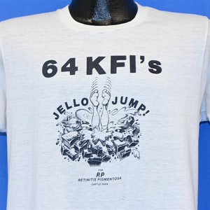 80s Radio Station 64 KFIs Jello Jump Benefit t-shirt Large