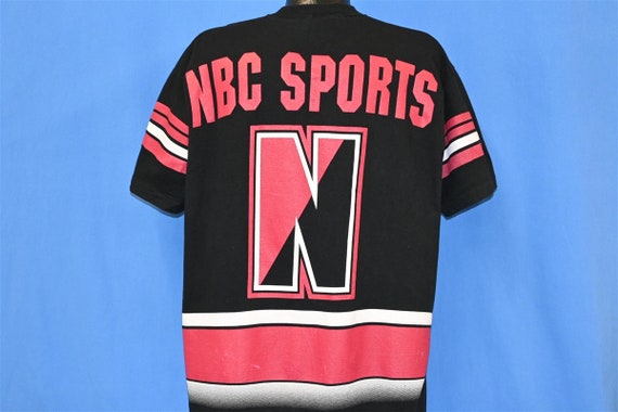 90s NBC Sports TV Promo Logo Jersey t-shirt Extra… - image 3