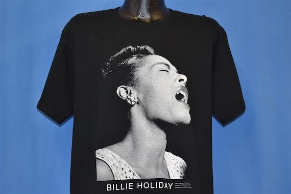 90s Billie Holiday Singing Portrait Swing Jazz Bl… - image 1