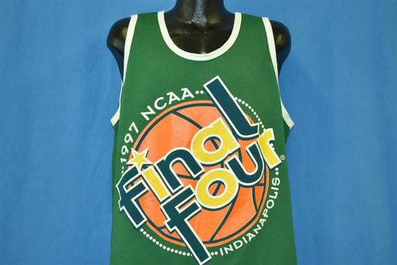 90s Final Four 1997 Logo NCAA Basketball Tank Top… - image 1