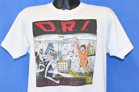 80s DRI Dirty Rotten Imbeciles Dealing With It Cr… - image 1