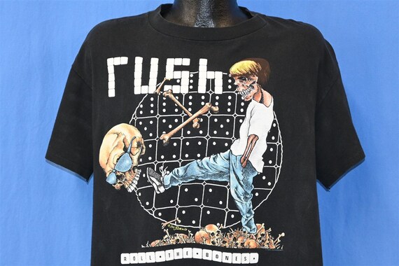 90s Rush Roll the Bones Tour Rock Concert Pushead… - image 1