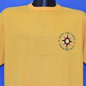 70s BSA National Scout Jamboree Moraine Pennsylvania Boys Scouts of America t-shirt Large
