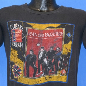 80s Duran Duran Seven And The Ragged Tiger Album New Wave Music t-shirt Small