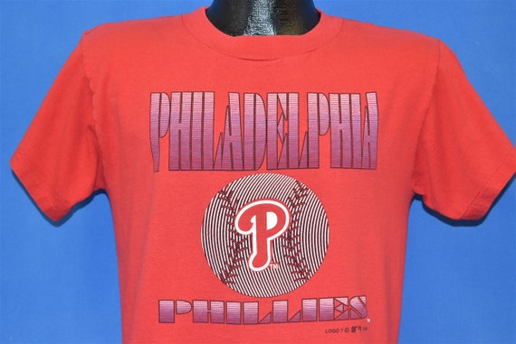 90s Philadelphia Phillies Baseball Logo T-shirt Youth Large 