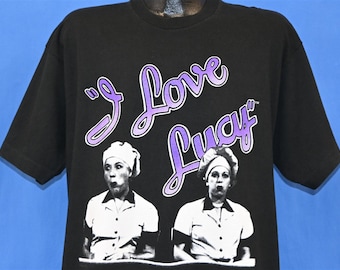 90s I Love Lucy Television Sitcom Lucille Ball Chocolate Factory camiseta Extra Grande