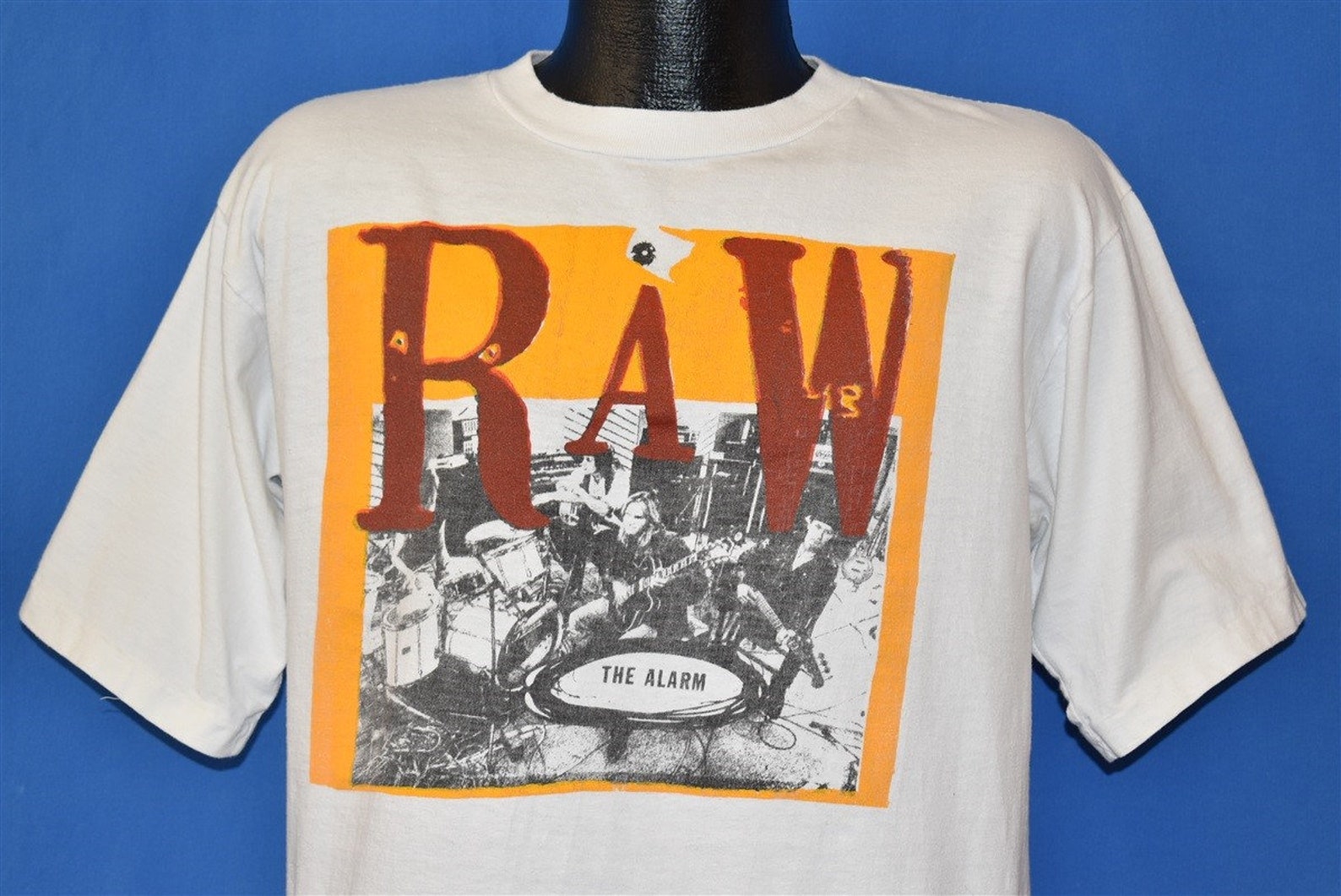 90s the Alarm Raw 1991 Tour New Wave Tshirt Large Etsy