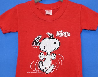 80s Snoopy Peanuts Knotts Berry Farm Theme Park Cartoon t-shirt Toddler 2T