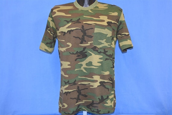 80s Camouflage green Woodland Front P - image 2
