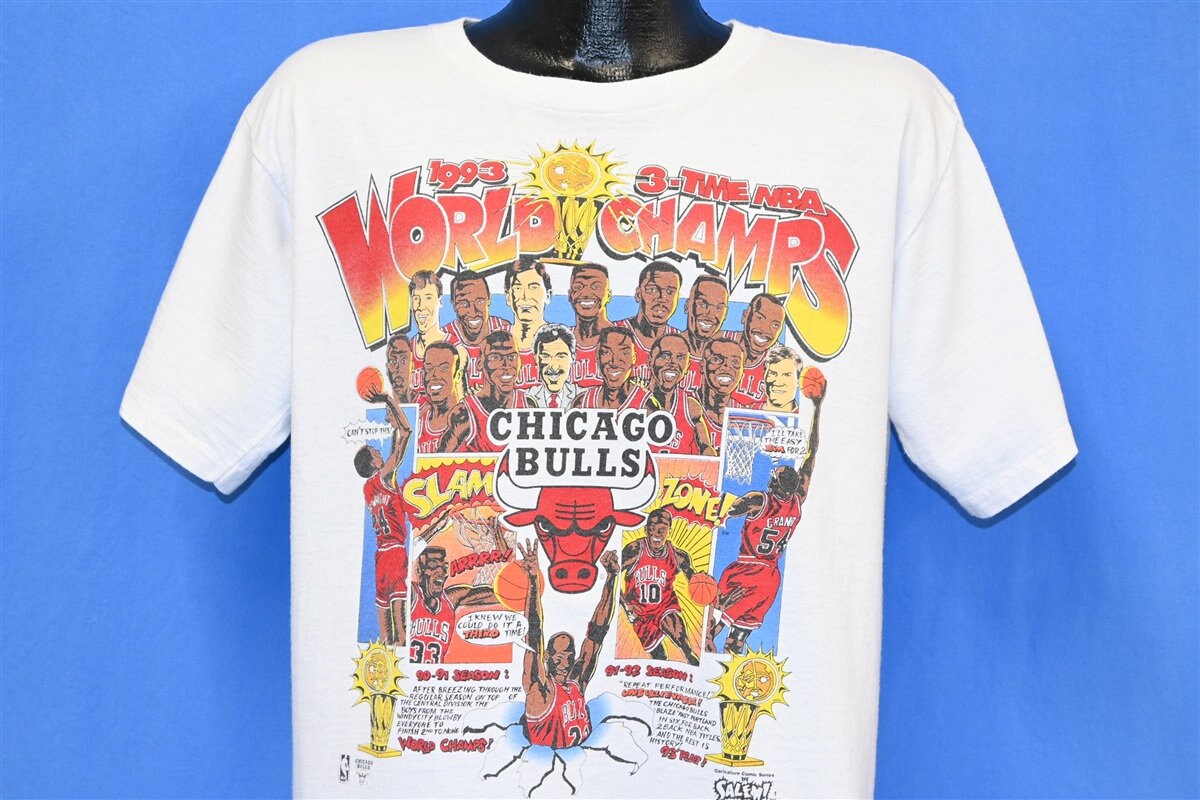 Salem Rare Vintage 1991 Chicago Bulls NBA Championship T Shirt XL Starter Champions. New Never Worn.