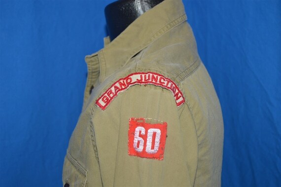 40s Boy Scouts Uniform Change Button Shirt Small - image 6