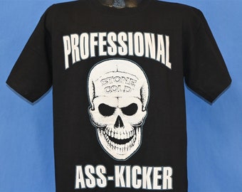 90s Stone Cold Steve Austin Pro Ass-Kicker WWF Wrestling t-shirt Medium