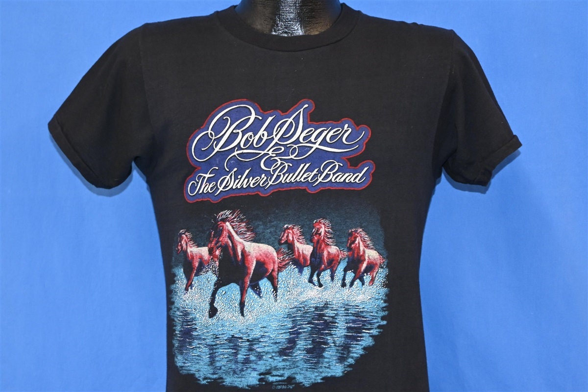 激レア 86年製 BOB SEGER ヴィンテージ バンドTシャツ ツアーT Ｓ 激レア 86年製 BOB SEGER ヴィンテージ バンドTシャツ ツアーT S